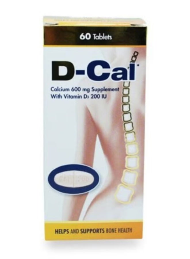 أقراص دي-كال 200 وحدة دولية (60 قرصًا)